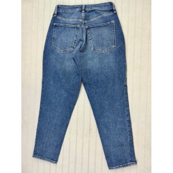 Old Navy Size 2 Womens Jeans High Rise Curvy OG Straight Stretch Med Wash - Picture 3 of 3